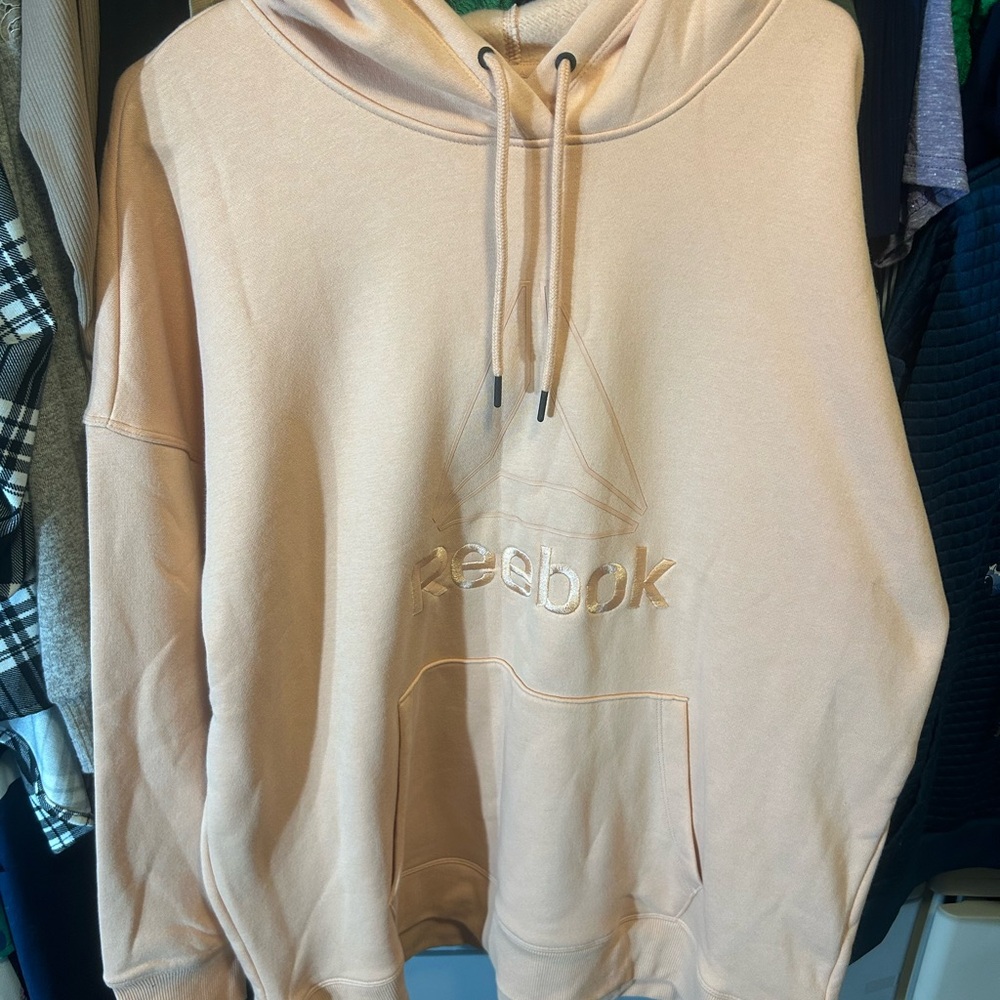 Reebok Light Orange Hoodie Sweater